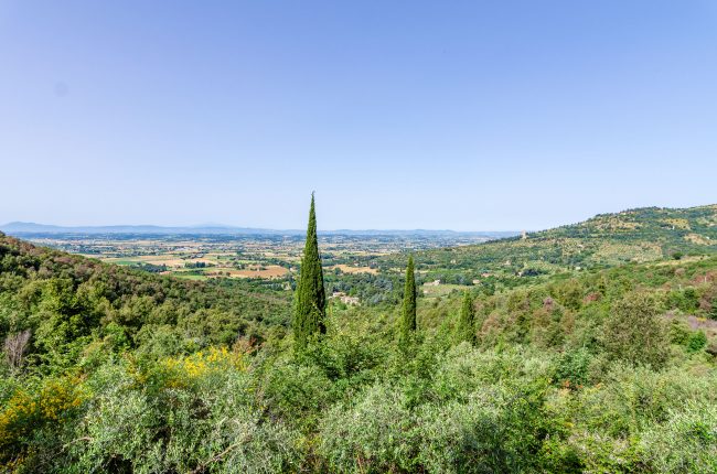 Stone farmhouse with a panoramic view