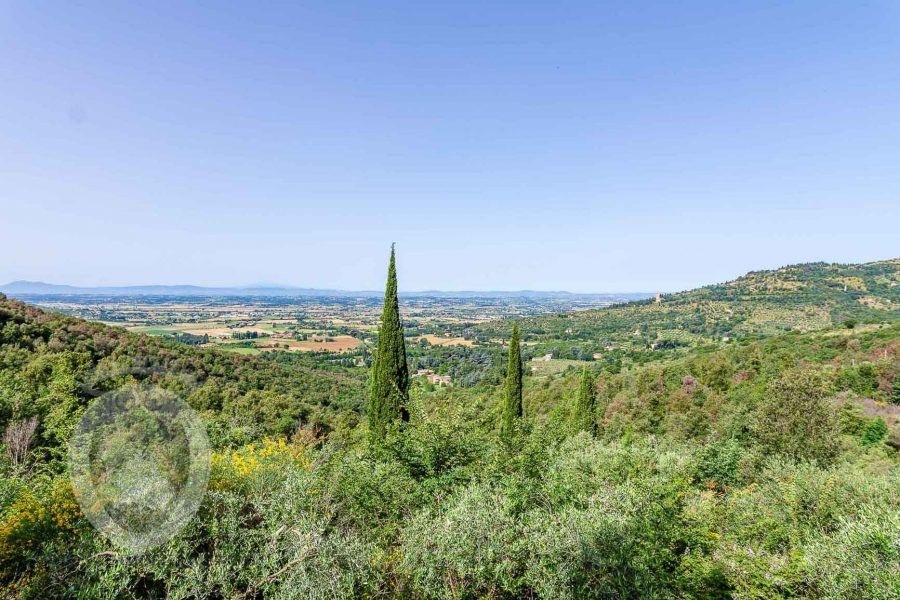 View - Stone farmhouse with a panoramic view