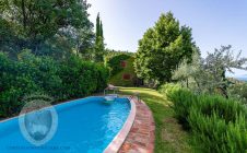 Piscina - Colonica in pietra con vista panoramica