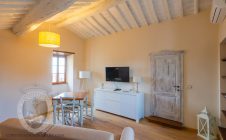 Attic renovated in Cortona