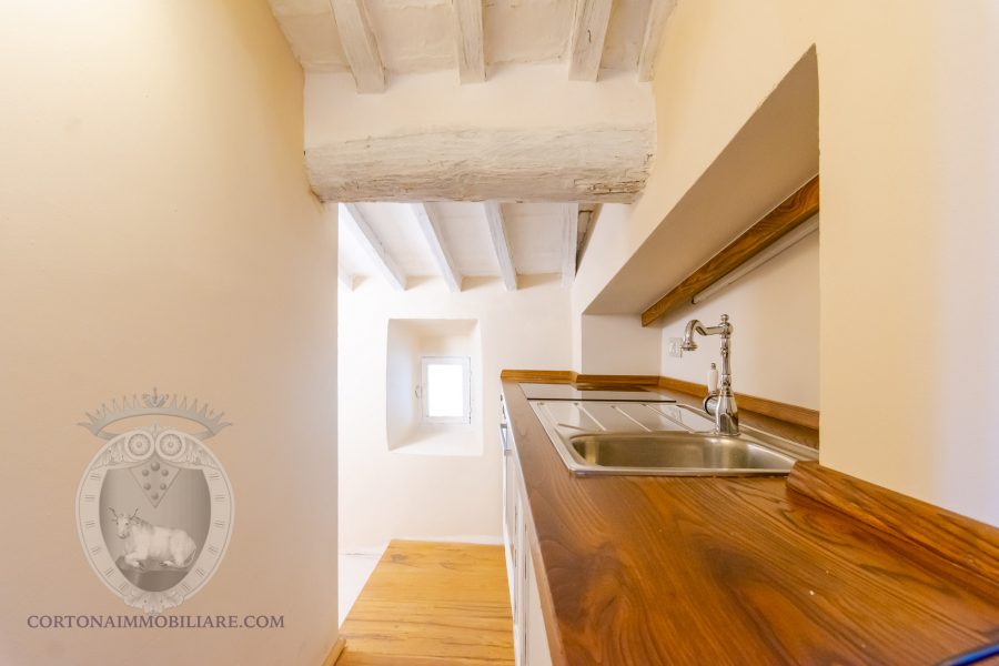 Attic renovated in Cortona