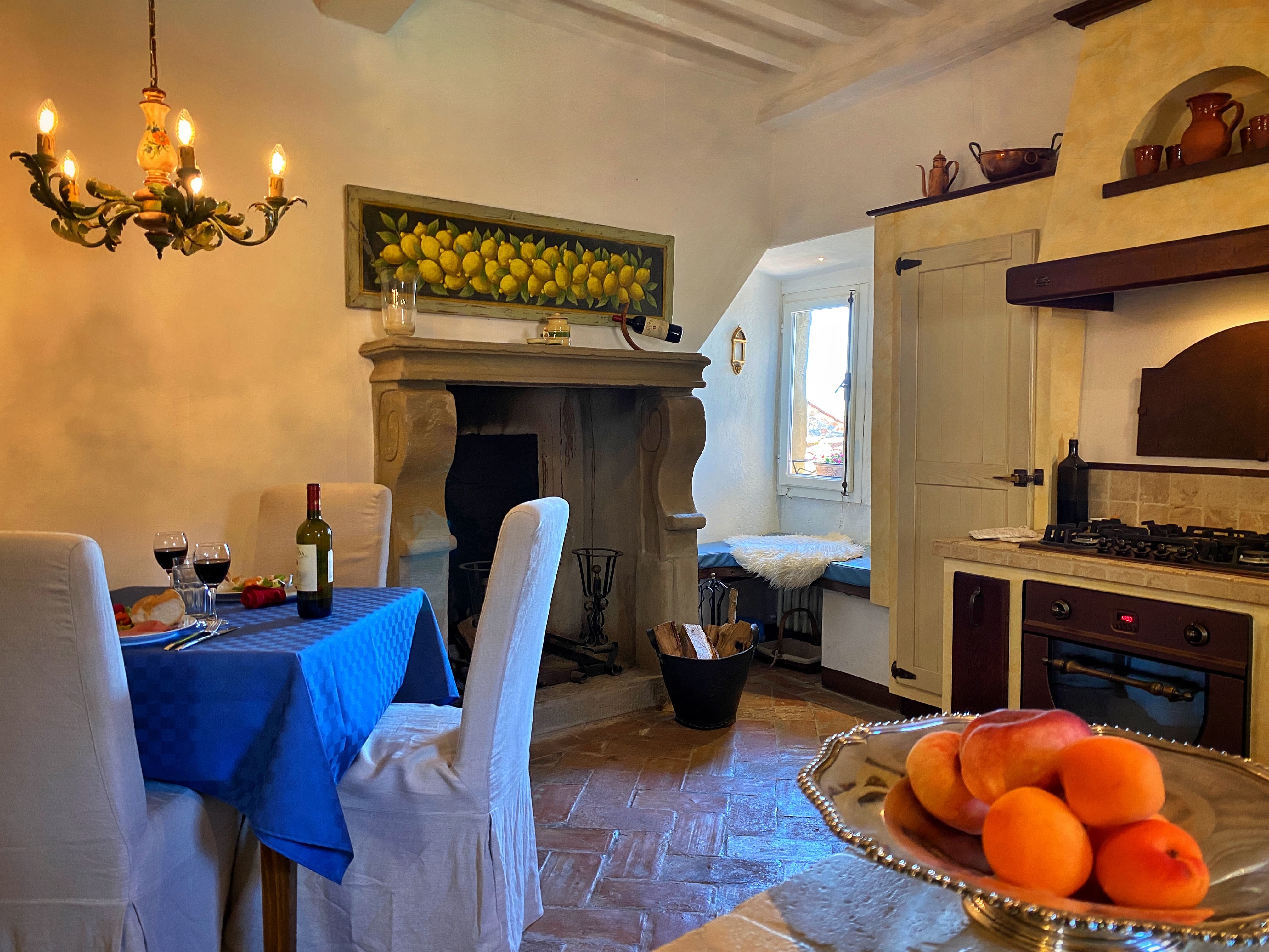 Historical terraced house in Cortona