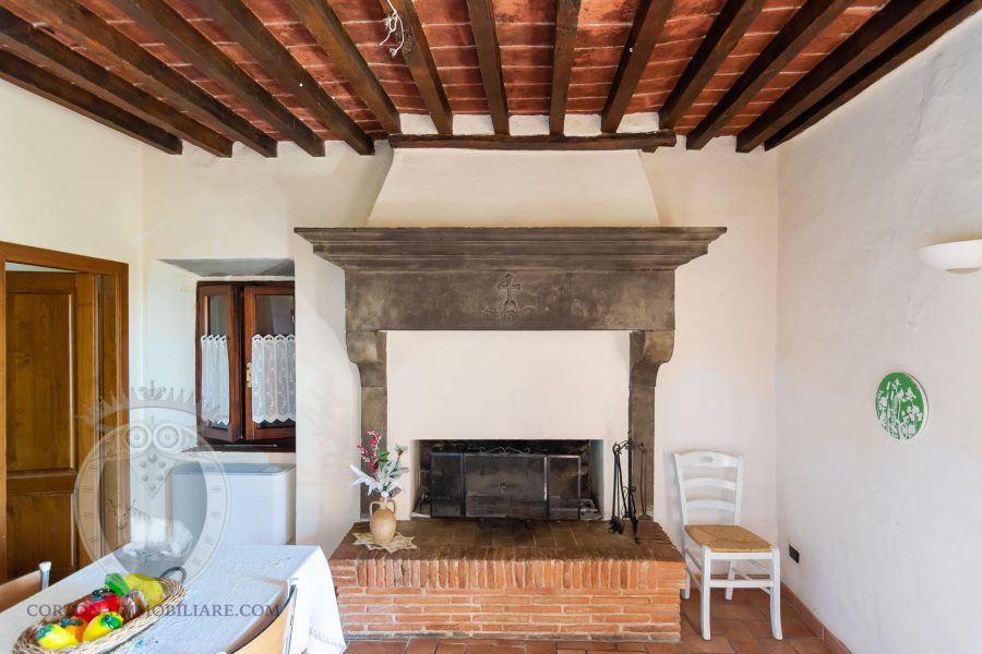Farmhouse with views and garden in the countryside