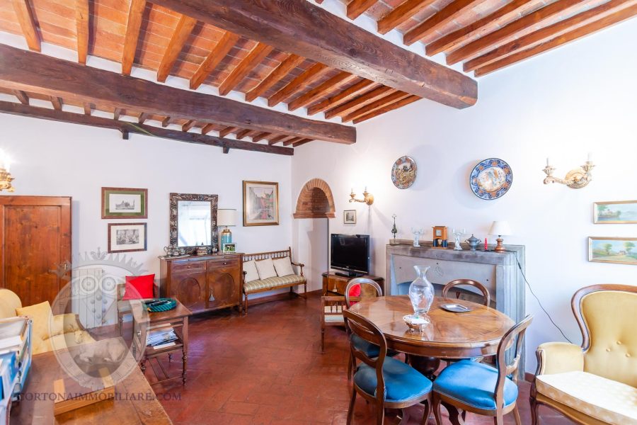 Appartamento in palazzo storico nel centro di Cortona