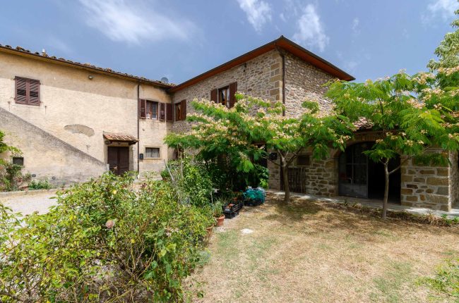 Portion of farmhouse in a quiet hamlet