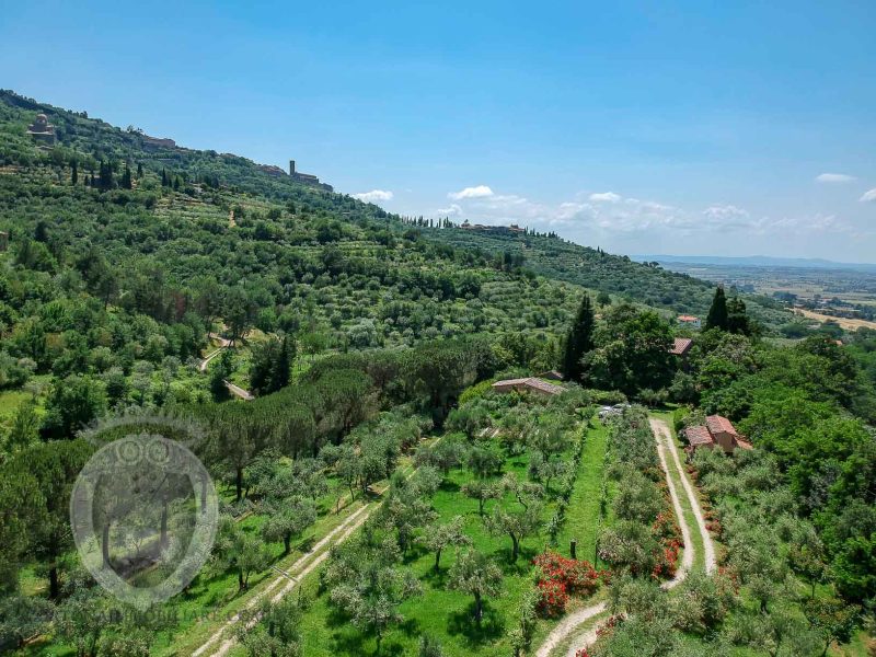 Stone villa a stone's throw from Cortona