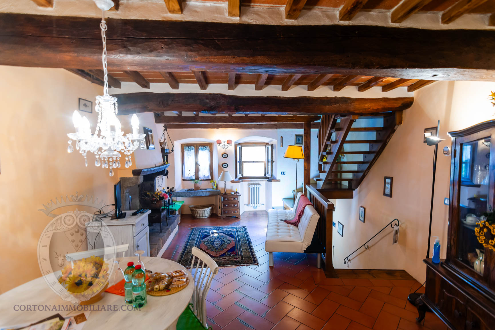 Appartamento a Cortona su 3 livelli