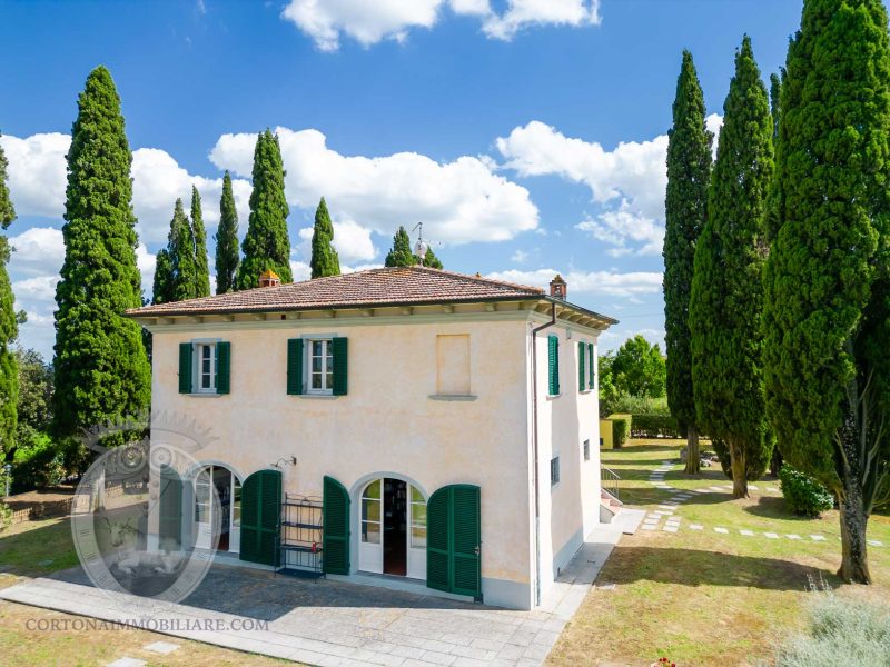 Detached villa with swimming pool and garden
