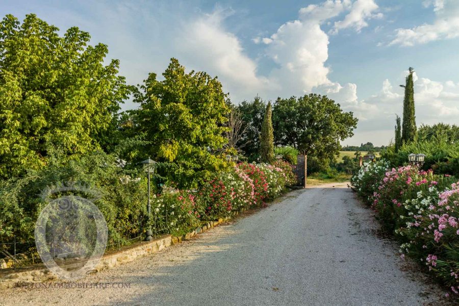 Casale con piscina panoramica