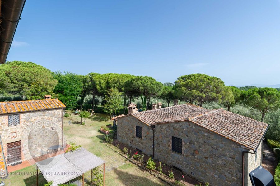 Farmhouse with swimming pools and garden