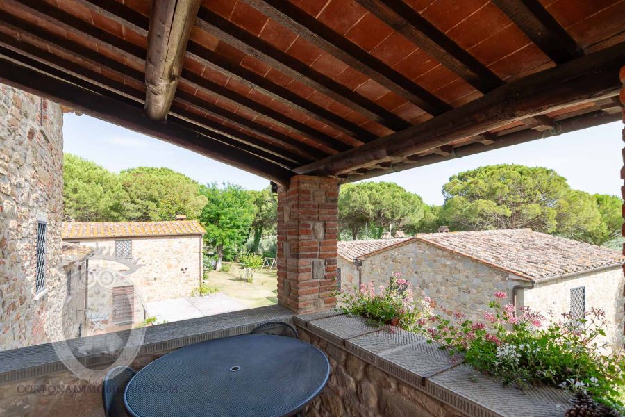 Farmhouse with swimming pools and garden