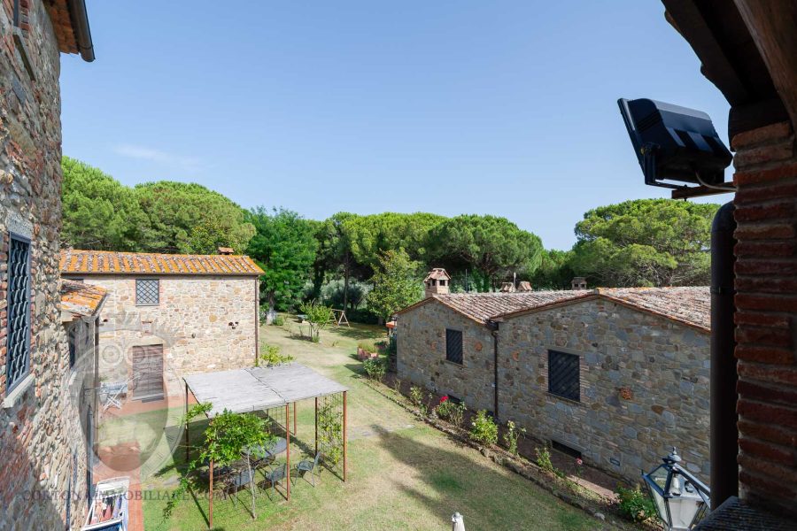 Farmhouse with swimming pools and garden