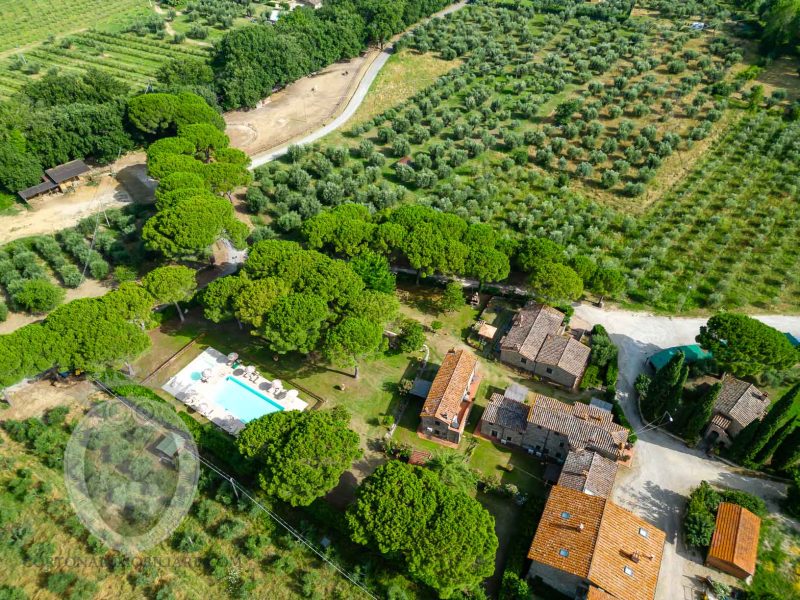 Farmhouse with swimming pools and garden