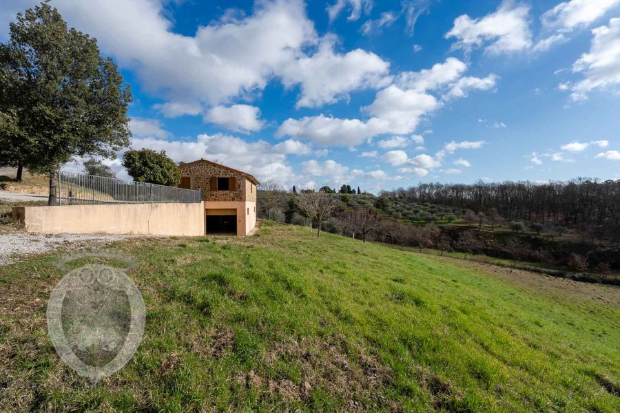 Detached house with forest and olive grove