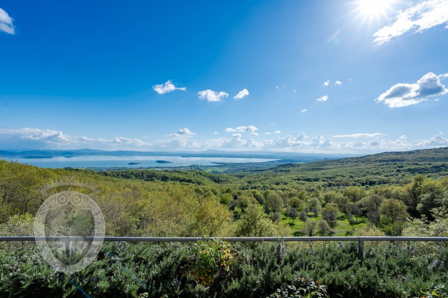 Villa con vista lago e giardino
