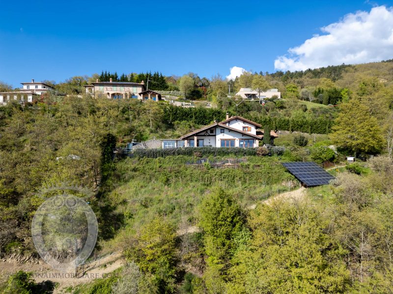 Villa with lake view and garden