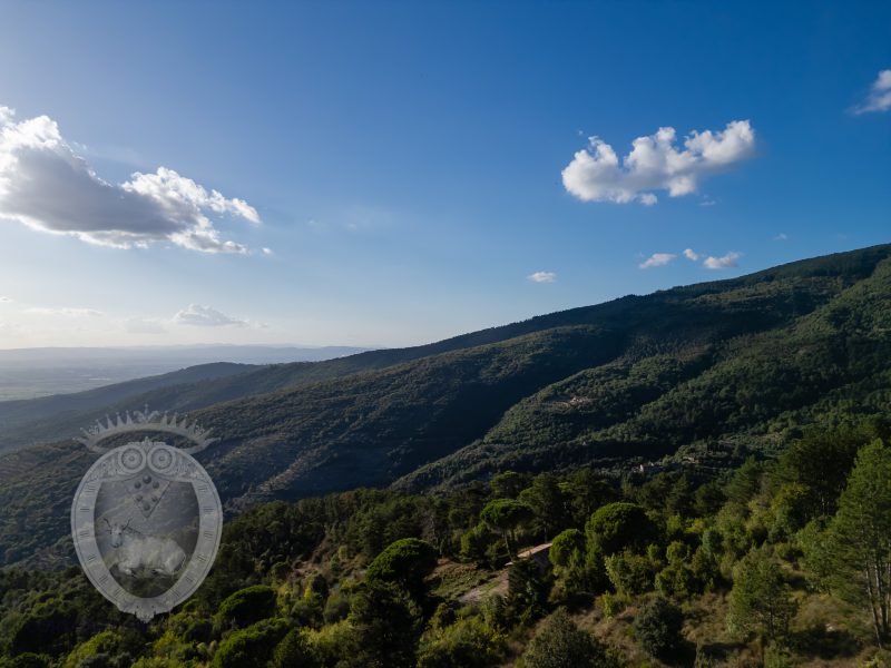 Colonica con vista panoramica