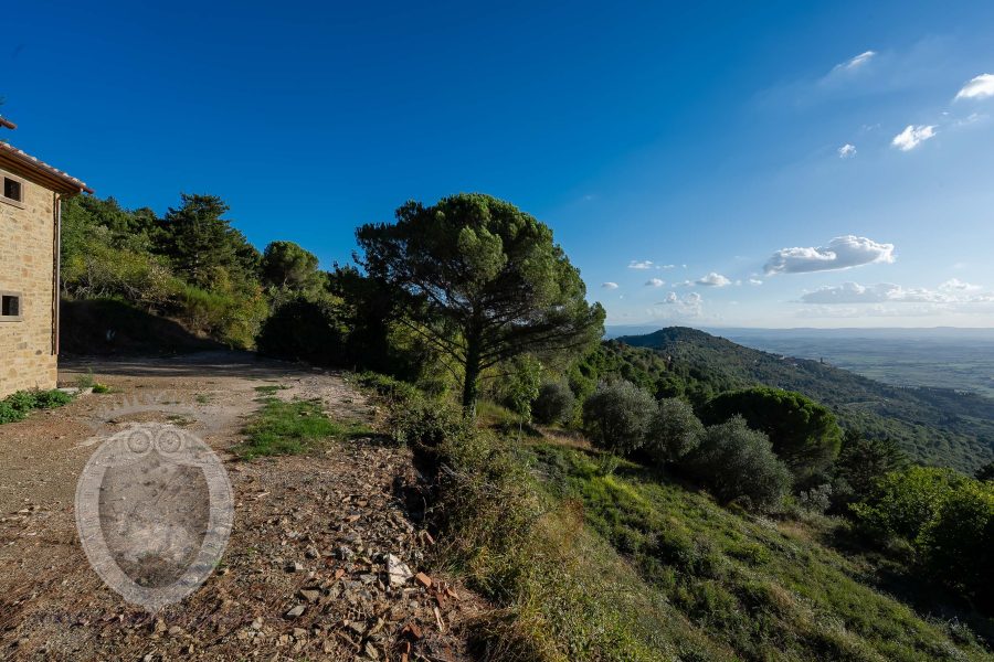 Colonica con vista panoramica