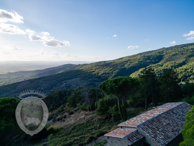 Colonica con vista panoramica