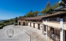 Farmhouse with view, land and outbuildings