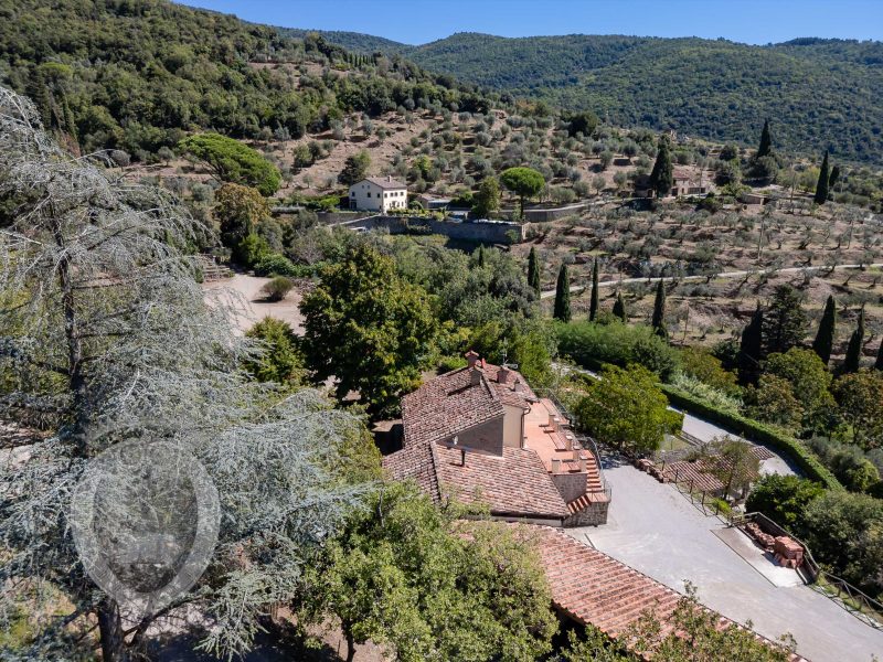 Farmhouse with view, land and outbuildings