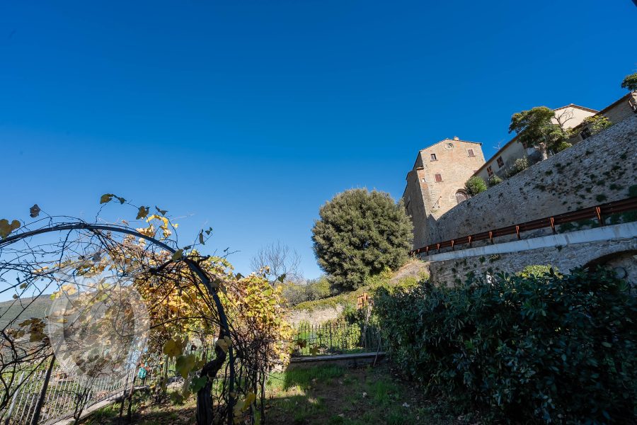 Appartamento con giardino e garage