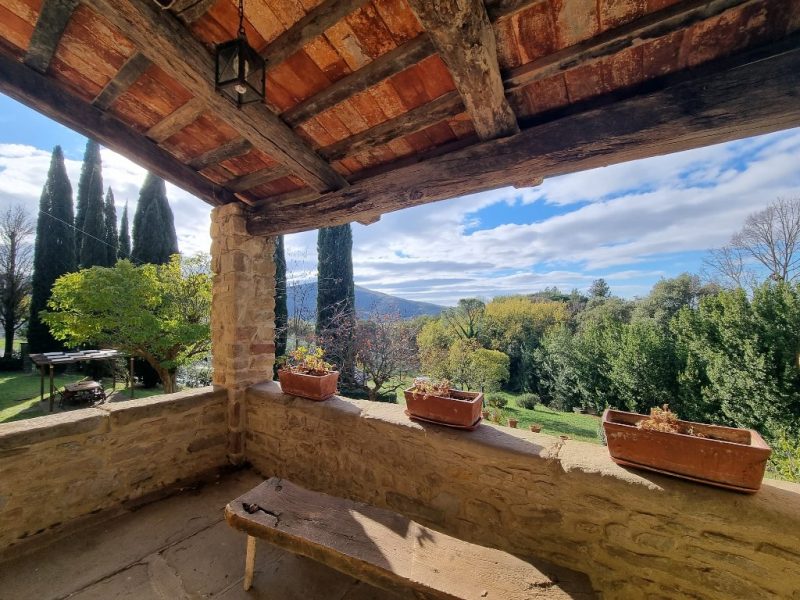 farmhouse with swimming pool