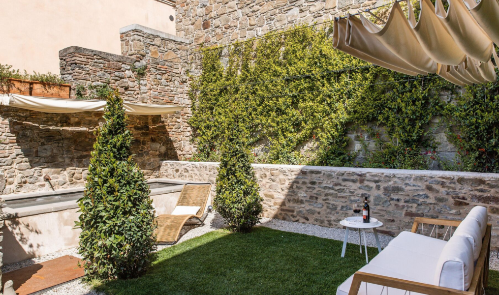 Appartamento in centro con giardino