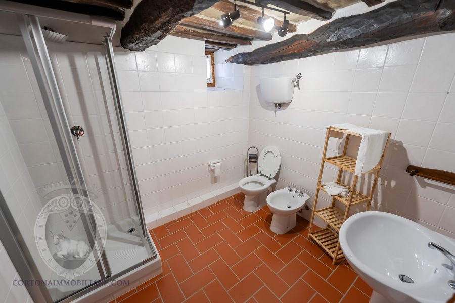 Colonica in pietra con annessi e piscina