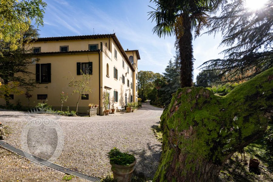 Villa nobiliare con annessi e terreno